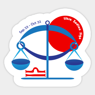 Libra - Scales Sticker